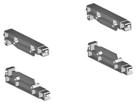 Wspornik szyny DIN 8GK9910-0KK31, Siemens, Alpha