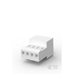TE Connectivity 3-641191-4 Housings Female Shrouded 4P 24 AWG White