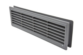 Kratka drzwiowa 115x430 mm szary