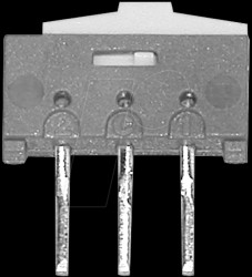 ESP1010 Slide switch, 1 x SPDT, upright, print, pitch 2.54