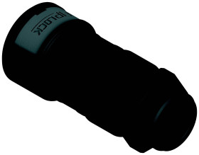 Złącze śrubowe Fränkische Rohrwerke 4890561500 62.2 mm czarny 10 szt.