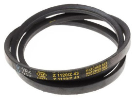 Pas napędowy, profil Z, materiał: PET, guma, 10mm x 6mm x 1.09m, RS PRO