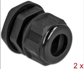 60385 Cable Gland PG16 for flat cable bk 2 pcs