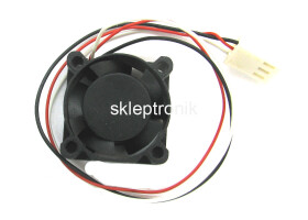 Wentylator 12V 25X10mm 0,09A DC 3PIN