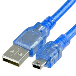 Blue mini USB cable, 100% compatible with Nano V3