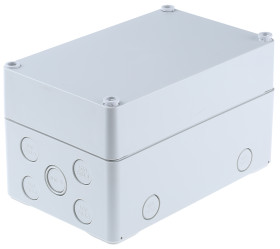 Obudowa Polistyren szerokość zew. 125 mm długość zew. 200 mm wys. zew. 122 mm Günther Spelsberg IP65 Szary