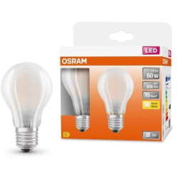 2PAK Żarówka LED E27 A60 7W = 60W 806lm 2700K Ciepła 300 Filament OSRAM STAR