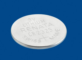 Lithium-button cell, CR2325, 3 V, 190 mAh, CR2325 CU