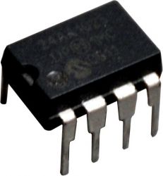 Pamięć EEPROM 24C1024 Microchip (DIL8)