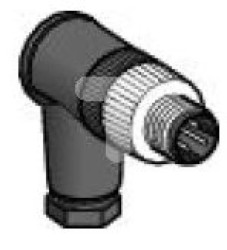 Konektor kolanowe męski, 1/2 20UNF, 3-pinowe,, dławik kablowy Pg 7 XZCC20MCM30B