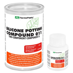 Zalewa silikonowa dwuskładnikowa 011 1kg, metalowe pudełko