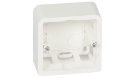 Opal Puszka Natynkowa Pojedyncza Ip20 Biała Pwn-1Op