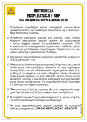 ZNAK - IAA23 Instrukcja eksploatacji i BHP dla urządzenia odpylającego UO-50 24,5 x 35 cm FN - Folia samoprzylepna