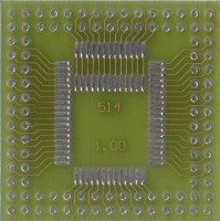 UMSMD514 Płytka uniwersalna pod QFP 44...64p [raster 1.0] RoHS