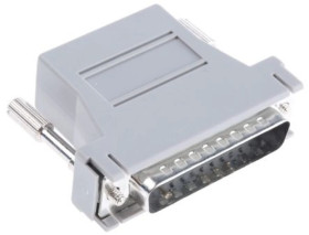 Adapter do złączy RJ, Gniazdo RJ45/25-stykowa wtyczka D
