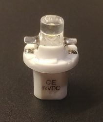 Żarówka LEDOWA 12V R5/T5/W2W z oprawą B8.5D BIAŁA