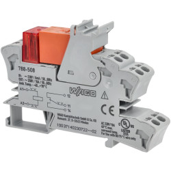 WAGO 788-508 230VAC 16A SPDT-CO DIN Rail Mountable Relay Module