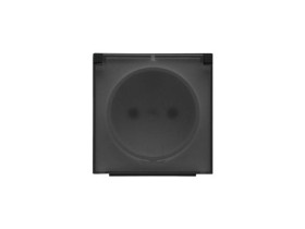 SIMON 55 Pokrywa gniazda pojedynczego z klapką transparentą do: SGZ1CM, SGZ1M czarny mat TGZ1BUZP/149A KONTAKT SIMON