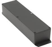 Aluminum die cast enclosure, (L x W x H) 254 x 70 x 50 mm, black (RAL 9005), IP54, 1590BXFBK