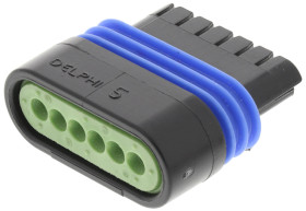 Złącze samochodowe 6-pinowe Delphi -rzędowe Żeński 14A Metri-Pack 150.2 Pull-To-Seat Montaż na kablu Połączenie