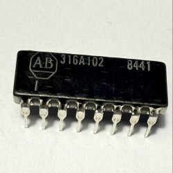 AB Electronic 316A102 — DIP16 — OEM ASIC — NOS (1984).