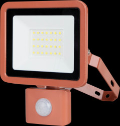 2707615050 LED floodlight, 20 W, 1700 lm, 6500 K, IP44, sensor, terracotta