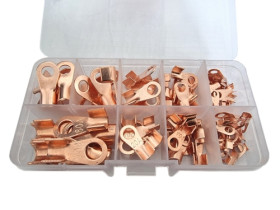 Zestaw konektorów oczkowych wysokoprądowych 80szt