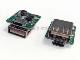 Przetwornica STEP-UP 3,7V -> 5V 0,8A 1x GN USB