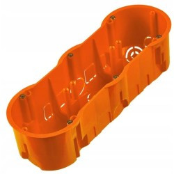 Puszka końcowa 60 potrójna z wkrętami, głęboka PAWBOL A.0043WPG