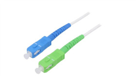 Sca-Scu/Os2-020Wh Patch Cord Światłowodowy Os2 Sc/Apc, Sc/Upc 2M Lszh Biały