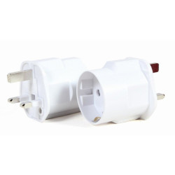 Adapter podróżny UK/Europa Wtyk UK, Gniazdo Schuko
