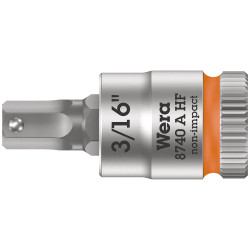 Wera 05003386001 8740 A HF Zyklop In-Hex 1/4&quot; Bit-Socket 3/16&quot; x 28mm