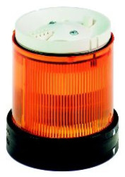 Element świetlny O 70mm, światło stałe, pomarań. -IP65 120 V XVBC2G5