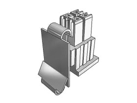 Obudowa złącza zagniatanego 6-pinowe 2-rzędowe raster: 4.19mm Samtec Męski Montaż na kablu IPBD Złącza FFC, złącza IDC,