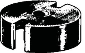 P core, N48, 400 nH, ±3 %, outer Ø 14.3 mm, inner Ø 11.6 mm, (H) 8.5 mm, B65541D0400A048