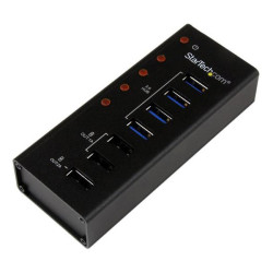 StarTech.com ST4300U3C3 4 Port USB 3.0 Hub With 3 Charging Ports (2x 1A &amp; 1x 2A)