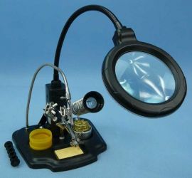 STOJAK CHWYT. Z LUPĄ 3x (SZKŁO) ZD-10-Y