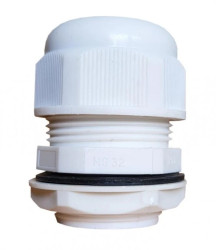 Dławnica kablowa 18-25mm IP67 gwint metryczny jasnoszara M32