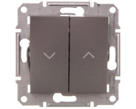 ASFORA Przycisk żaluzjowy (z. śrub.) bez ramki stal EPH1300362