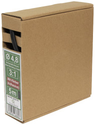 Quadrios 23CA175 Rurka termokurczliwa z klejem 23CA175, 3:1, od 4.8 mm, 5 m