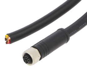Przewód czujnik-siłownik ze złączem Złącze M12 liczba rdzeni 5 długość 1m