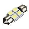 Żarówka LED 12V C5W T11 36mm 4 led biała