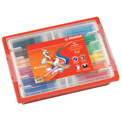 STABILO Trio A-z Fibre Tipped Pens Class Pack of 144