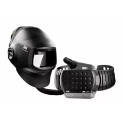 System z wymuszonym przepływem powietrza Kask ochronny Wlot powietrza, zasilany 3M