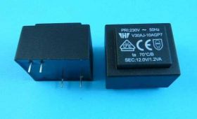 V30AJ-10AGP7 70° 12V/1,2VA TRAFO PCB