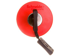 Napęd przycisku grzybkowego czerwony z kluczykiem ZB4BS944