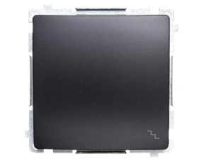 Simon Basic Łącznik schodowy 10AX 250V grafit matowy BMW6.01/28