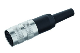 Złącze DIN 6 -pinowe Żeński Montaż na kablu M16 300 V