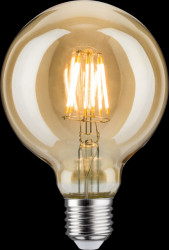 28521 LED filament bulb 1879 E27, 6 W, 450 lm, 1700 K