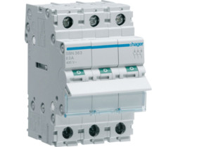 Rozłącznik izolacyjny 3-fazowy 3P 63A 400V AC SBN363 HAGER
